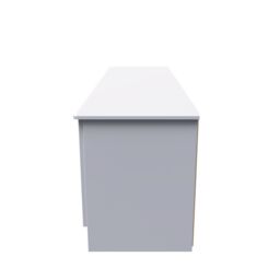 Ready Assembled 2 U Carlton 2 Door 2 Drawer Superwide TV Unit (Ready Assembled) in Grey - Size: Large - thumbnail 2