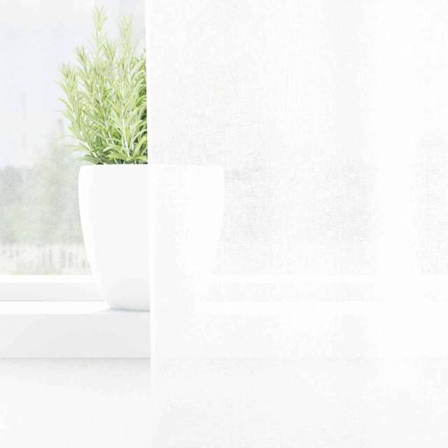 Berkfield Home Full Curtains with Curtains 2 pcs White 140 x 245 cm Polyester - image 1