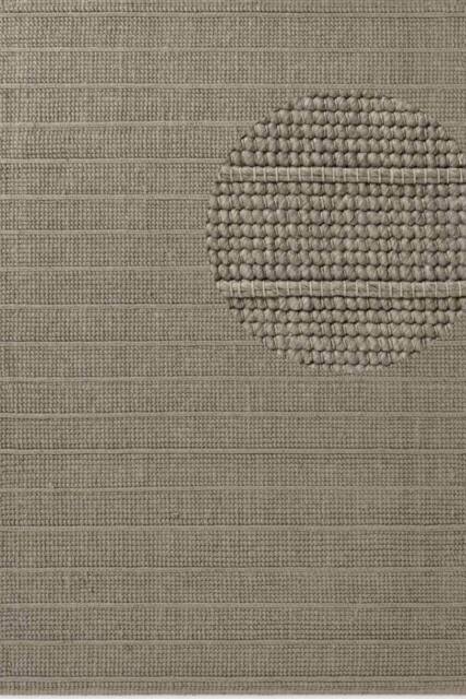 THE RUGS Ted Baker Camden Wool Parker Rug Handwoven Striped Living Room in Grey - Size: 160 cm x 230 cm - image 1