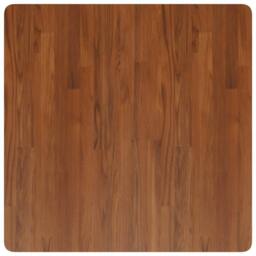 Berkfield Home Square Table Top Dark Brown 80x80x2.5cm Treated Solid Wood Oak - Size: 80x80x2.5 cm - thumbnail 3