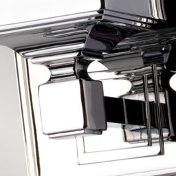 Netlighting Cambridge 1 Light Bathroom Wall Light Polished Chrome IP44 G9 in Grey - thumbnail 3