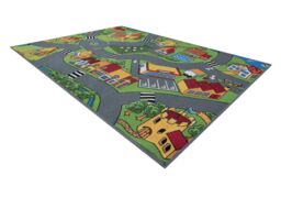 RugsX Rebel Roads Rug in Grey - Size: 95 cm x 200 cm - thumbnail 3