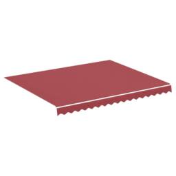 Berkfield Home Replacement Fabric for Awning Burgundy Red 3x2.5 m