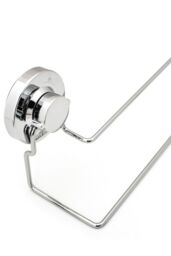 BlissHome Lock 'n' Roll Chrome-Plated Steel Hand Towel Rail - Silver - thumbnail 2