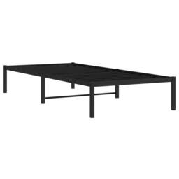 Berkfield Home Metal Bed Frame Black 90x190 cm Single - thumbnail 4