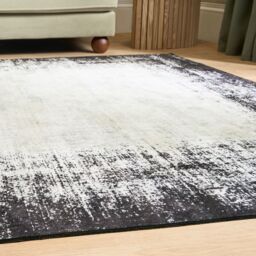 OHS Abstract Washable Non Slip Soft Runner Rug in Beige - Size: 66 cm x 200 cm - thumbnail 2