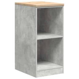 Berkfield Home Garage Cabinets 2 pcs Concrete Grey Engineered Wood - thumbnail 7