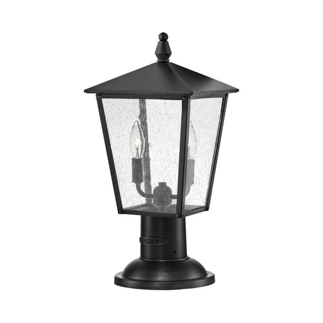 Netlighting Hinkley Huntersfield Outdoor Pedestal Light Black IP44 - image 1