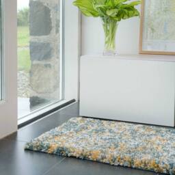 Kukoon Multicolour Super Soft Shaggy Area Rug in Turquoise - Size: 80 cm x 150 cm - thumbnail 6