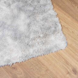 Berkfield Home Shaggy Rug High Pile NAVARRA Light Grey 130x200 cm Polyester - Size: Medium - thumbnail 4