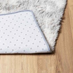Berkfield Home Shaggy Rug High Pile NAVARRA Light Grey 130x200 cm Polyester - Size: Medium - thumbnail 6
