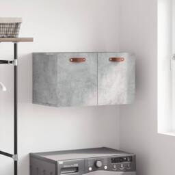 Berkfield Home Wall Cabinet Concrete Grey 60x36.5x35 cm Engineered Wood - thumbnail 2