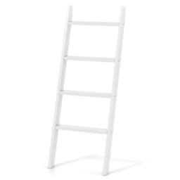 Havendro 137cm 4 Tier Wooden Leaning Blanket Ladder in White