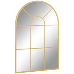 FURNOS Large Arched Metal Wall Mirror For Bedroom Living Room Gold - thumbnail 5