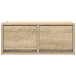 Berkfield Home TV Cabinets 2 pcs Sonoma Oak 60x31x25.5 cm Engineered Wood in Light Brown - thumbnail 7