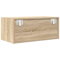 Berkfield Home TV Cabinets 2 pcs Sonoma Oak 60x31x25.5 cm Engineered Wood in Light Brown - thumbnail 9