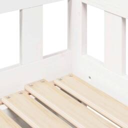 Berkfield Home Daybed with Trundle & Drawers Frame White 90x190 cm Single - thumbnail 9