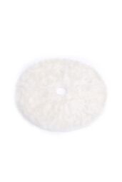 Living and Home 78cm White Christmas Tree Skirt Long Fur Xmas Tree Base Cover for Christmas Home, Party - thumbnail 4