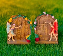 Marco Paul 2x Miniature Sparkle Fairy Doors - thumbnail 3
