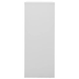 Berkfield Home Office Cabinet Light Grey 90x40x102 cm Steel - Size: 90 x 40 x 102 cm - thumbnail 3