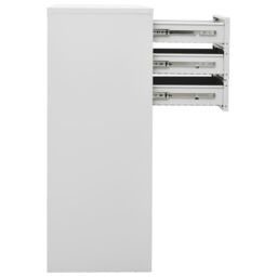 Berkfield Home Office Cabinet Light Grey 90x40x102 cm Steel - Size: 90 x 40 x 102 cm - thumbnail 4