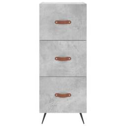 Berkfield Home Sideboard Concrete Grey 34.5x34x90 cm Engineered Wood - thumbnail 6