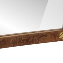 Berkfield Home Bathroom Mirror 50x70x3 cm Solid Wood Mango in Brown - Size: 50 x 70 x 3 cm - thumbnail 5