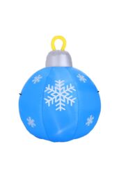 Living and Home 1.2M Christmas Inflatables Lights Large Bulb in Blue - thumbnail 1