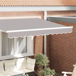 Berkfield Home Awning Valance for 3 m Frame Light Grey 2.8x0.2 m - thumbnail 1