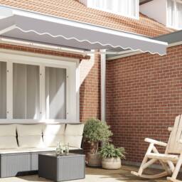 Berkfield Home Awning Valance for 3 m Frame Light Grey 2.8x0.2 m - thumbnail 3