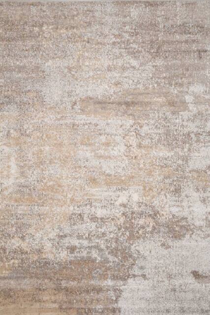 Kukoon Neutral Beige Distressed Abstract Living Area Rug - Size: 60 cm x 110 cm - image 1