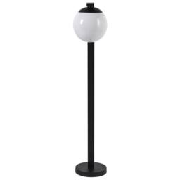 Wyld and Coco 105cm Black Aluminium Bollard Light - Outdoor Path & Patio Lamp - thumbnail 4
