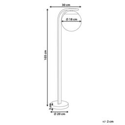 Wyld and Coco 105cm Black Aluminium Bollard Light - Outdoor Path & Patio Lamp - thumbnail 3