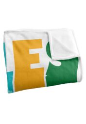 Miles Davis Color Block Silky Touch Super Soft Throw Blanket 152 X 127 cm in White - thumbnail 3