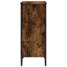 Berkfield Home Bookcase Smoked Oak 80x31x74.5 cm Engineered Wood in Brown - thumbnail 5