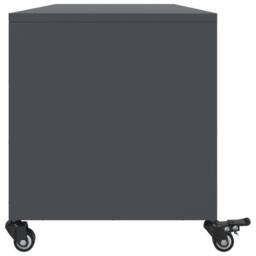 Berkfield Home TV Cabinet Anthracite 100.5x39x43.5 cm Steel in Dark Grey - thumbnail 7