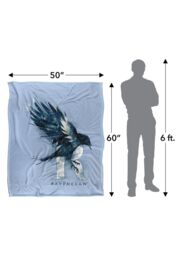 Warner Brothers Harry Potter Ravenclaw Wash Blanket 152 x 127 cm in White - thumbnail 5