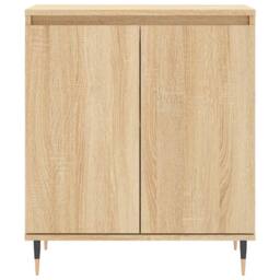 Berkfield Home Sideboard Sonoma Oak 60x35x70 cm Engineered Wood in Brown - Size: 60 x 35 x 70 cm - thumbnail 5