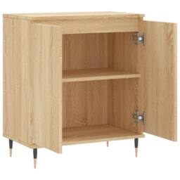 Berkfield Home Sideboard Sonoma Oak 60x35x70 cm Engineered Wood in Brown - Size: 60 x 35 x 70 cm - thumbnail 6