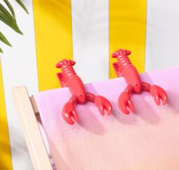 Beach Towel Clips Strong Hold Sunbed Lightweight Accessory Travel - thumbnail 1