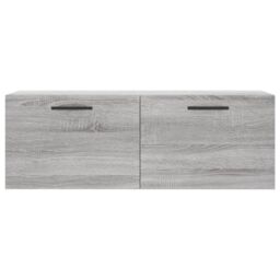 Berkfield Home Wall Cabinet Grey Sonoma 100x36.5x35 cm Engineered Wood - thumbnail 5