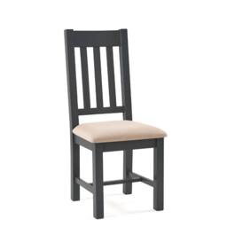 Cheshire Grosvenor Elegant Dark Grey Dining Chairs - Set of 2 - thumbnail 2