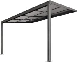 Primrose Living Veranda Garden Canopy Retractable Sliding Roof 3m x 4m Anthracite in Dark Grey - thumbnail 5