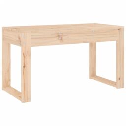 Berkfield Home Garden Bench 80x38x45 cm Solid Wood Pine in Brown - Size: 80 x 38 x 45 cm - thumbnail 2
