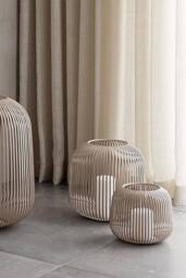 Blomus Lito Lantern Candle Holder Small - Nomad in Light Beige - thumbnail 2