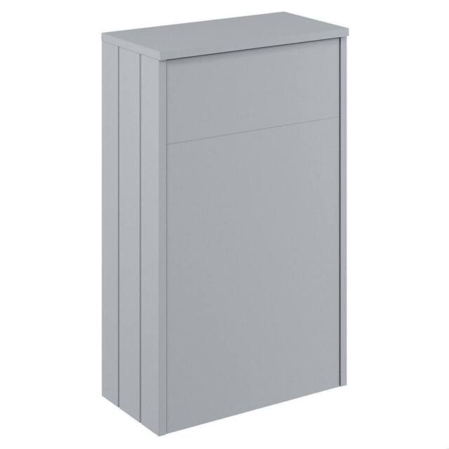 Balterley Bathroom WC Unit with Satin Grey Finish, 818 x 502 x 260mm - image 1