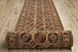 RugsX Keshan Wool Runner in Beige - Size: 100 cm x 100 cm - thumbnail 5