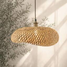 CGC Lighting Arina Bamboo Easy Fit Hand Made Lampshade in Natural - thumbnail 3