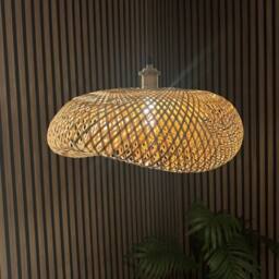 CGC Lighting Arina Bamboo Easy Fit Hand Made Lampshade in Natural - thumbnail 6