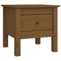 Berkfield Home Side Tables 2 pcs Honey Brown 40x40x39 cm Solid Wood Pine - Size: 40 x 40 x 39 cm